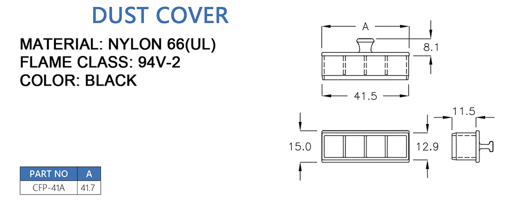 Dust cover CFP-41A